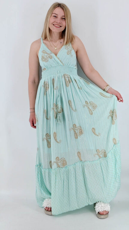 Φόρεμα Boho Με Λούρεξ 0903-17