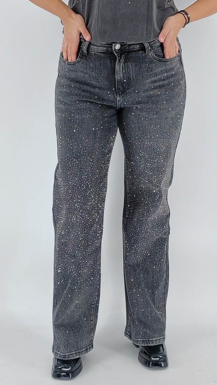 Παντελόνι Τζιν Ελαστικο Με Στρας Saya 1051-11