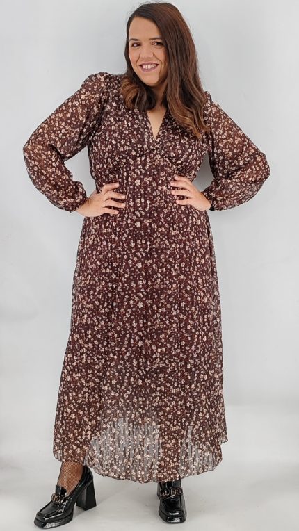 Φόρεμα Φλοράλ Μουσελίνα 1135-17