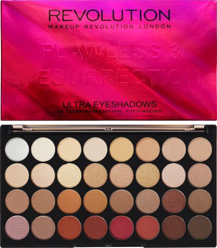 MAKEUP REVOLUTION Σετ μακιγιάζ 32 σκιές ματιών Flawless 3 Resurrection 1174-21