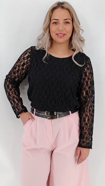 Μπλούζα Δαντελένια 1220-08