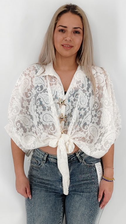 Πουκάμισο Zeta Otto Δαντέλα 1228-02