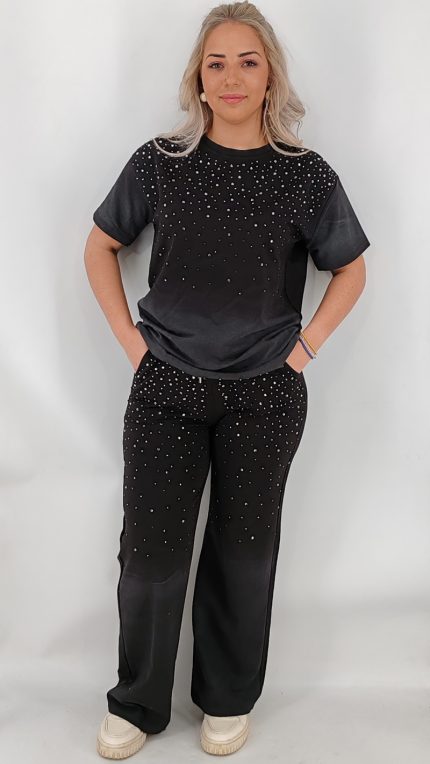 Σετ Βαμβακερό Με Στρας 1245-14