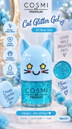 COSMI Premium Cat Glitter Body Gel 18ml 1367-22 - Image 2