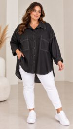 Πουκάμισο OverSize 1375-02 - Image 2