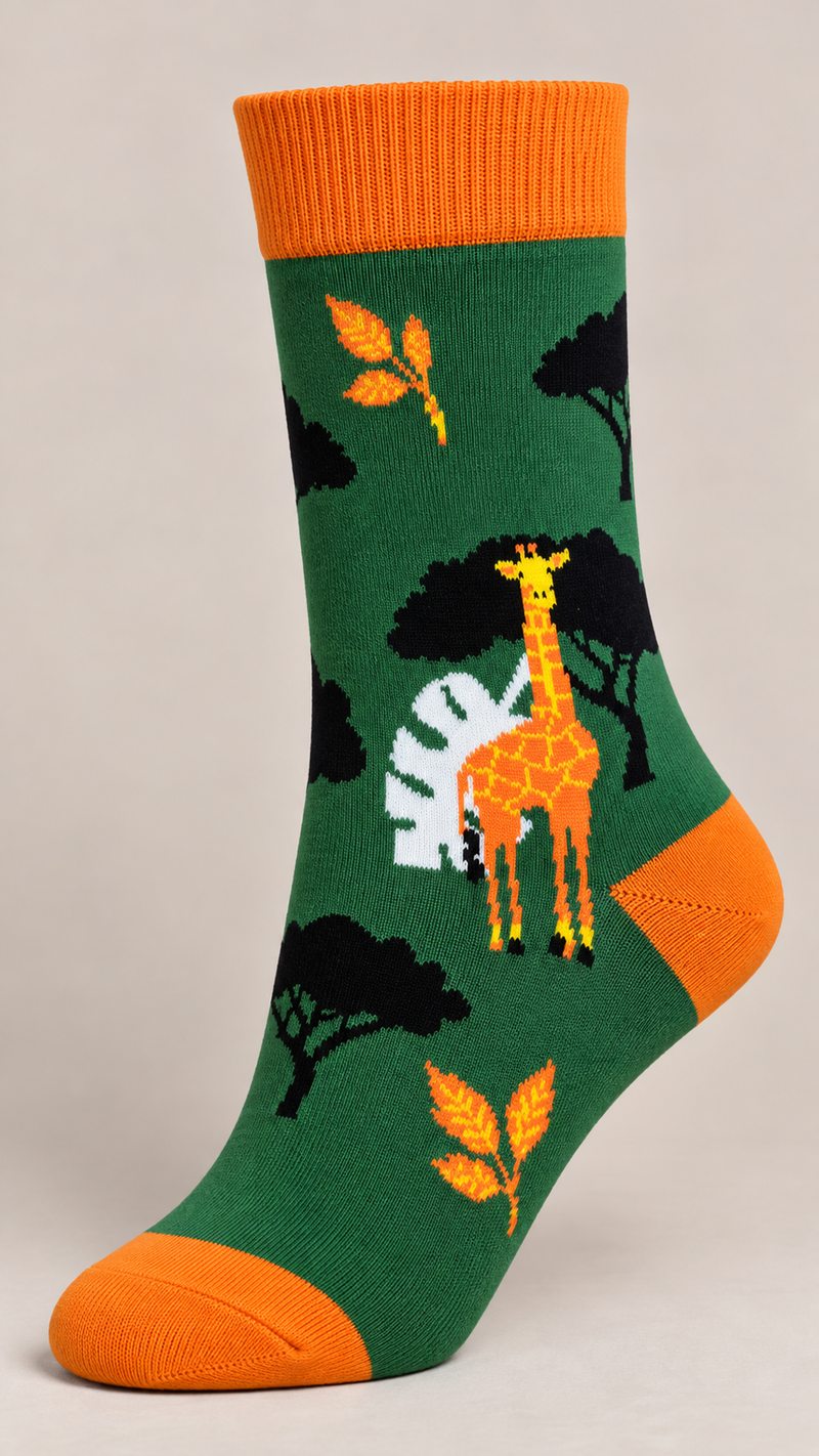 LaFemme_Giraffe_800x1422 Unisex Viral Socks 1409-23 - Image 1